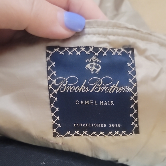 Brooks brothers tan camel hair blazer suit jacket 41 sport coat - Picture 2 of 10